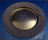 Tiffany and Co Sterling Silver Butter Pat GW Beaded Rim 2 3/4" Diameter (#8595)