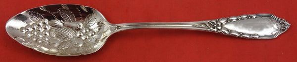 John Hancock by Lunt Sterling Silver Berry Spoon with Fruit in Bowl 8 1/8"