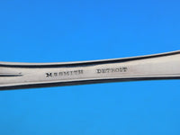 Dew Drop by Shiebler Sterling Silver Fish Server Brite-Cut Fish and Seaweed 12"