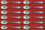 Imperial Chrysanthemum by Gorham Sterling Silver Ice Cream Fork Custom Set 12 pc