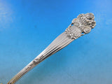 Georgian by Towle Sterling Silver Vegetable Serving Spoon Gold Washed Pointed