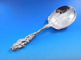 Les Six Fleurs by Reed and Barton Sterling Silver Berry Spoon Fancy 9 3/4"