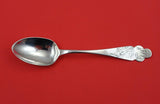 Vansant Sterling Silver Teaspoon bright-cut antique lily engraved 6"