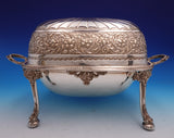 English Silverplate Roll Top Chafing Dish by Charles Edward Nixon (#9213)