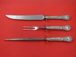 Charles II by Lunt Sterling Silver Roast Carving Set 3pc HH w/Stainless Heirloom