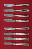 Camellia by Gorham Sterling Silver Butter Spreader HH Modern Set of 8 pcs 6 1/4"