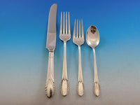 Trousseau by International Sterling Silver Flatware Set for 8 Service 45 Pieces