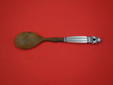 Acorn by Georg Jensen Sterling Silver Salad Serving Spoon HH w/ Horn 8"
