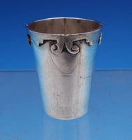 Mexican Sterling Silver Shot Glass Handwrought Bernice Goodspeed Aztec (#7729)