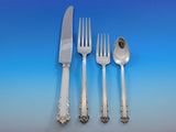 English Shell by Lunt Sterling Silver Flatware Set for 12 Service 63 pcs Dinner