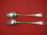 Egyptian by Whiting Sterling Silver Salad Serving Set 2-pc FHAS 12 1/4" Antique