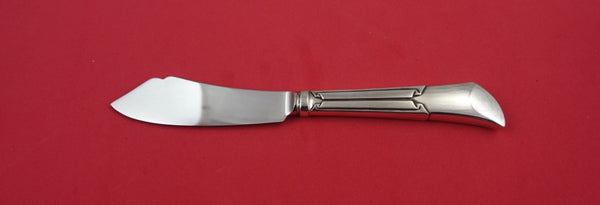 Linenfold By Tiffany and Co. Sterling Master Butter Hollow Handle large 8"