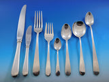 Old Maryland Plain by Kirk Sterling Silver Flatware Set Service 74 pcs Dinner