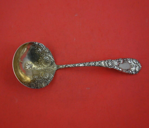 Chrysanthemum by Durgin Sterling Silver Gravy Ladle Large 7 7/8" Serving