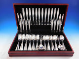 Diamond by Reed and Barton Sterling Silver Flatware Set Service 76 pieces Modern