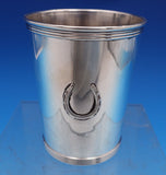 William Kendrick Sterling Silver Mint Julep Cup w/ Horseshoe 3" x 3 3/4" (#7876)