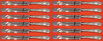 Faneuil by Tiffany and Co Sterling Silver Regular Knife Blunt Set of 12pc 9 1/4"