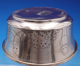 Matthews Co Sterling Silver Child's Set 2pc Plate Bowl Acid Etched Kewpies #9030