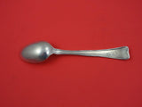 Lap Over Edge Acid Etched By Tiffany Sterling Place Soup Spoon w/ leaves 7"