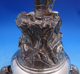 Austrian .800 Silver Candelabra / Epergne 3D Man with Axe 87.9 ozt Vienna #6492
