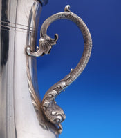 Redlich and Co Sterling Silver Cocktail Shaker Pitcher 3-D Dolphin Handle #7525
