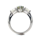 Platinum 1.28 Carat GIA Genuine Natural Alexandrite and Diamond Ring (#J6505)