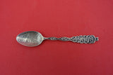 Pattern Unknown by Shiebler Sterling Souvenir Spoon w/ Hoboken NJ 4 1/4"