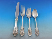 Donatello by Amston Sterling Silver Flatware Set for 8 Service 43 pieces