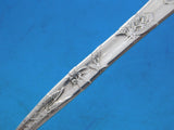 Lap Over Edge Acid Etched by Tiffany Sterling Silver Teaspoon w/ Butterflies 6"