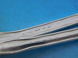 Lap Over Acid Etched by Tiffany Sterling Silver Salad Set GW Bird Flowers 10 1/2
