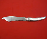 Lap Over Edge Acid Etched by Tiffany and Co Sterling Fish Knife HHAS Cattails