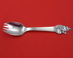 W and S Sorensen Danish Sterling Ice Cream Fork "The Princess and the Pea" Orig