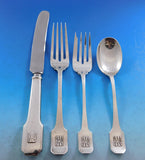 Norman Plain by Shreve Sterling Silver Flatware Set Service 267 pieces Dinner
