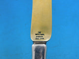 Lap Over Edge Acid Etched by Tiffany Sterling Dessert Knife GW HHAS w/ Pears