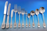 Norman Plain by Shreve Sterling Silver Flatware Set Service 267 pieces Dinner