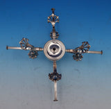William Plummer English Georgian Sterling Silver Warming Stand w/ Burner (#8009)