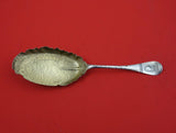 Medallion by Wood & Hughes Sterling Silver Poached Oyster Server 9 1/8" Hammered