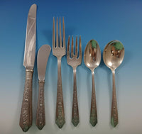 Normandie by Wallace Sterling Silver Dinner Flatware Set For 12 Service 75 Pcs