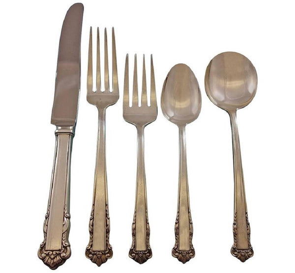English Shell by Lunt Sterling Silver Flatware Set Service 30 pieces