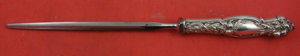 Frontenac by International Sterling Silver Roast Carving Hone w/ steel tine 12"