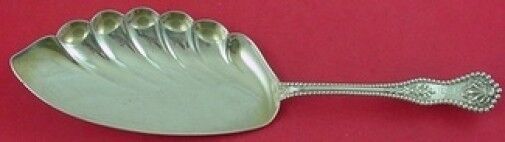 Charles II by Dominick and Haff Sterling Silver Fish Server Gold Washed 10"