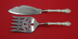 Chateau Rose by Alvin Sterling Silver Fish Serving Set 2 Piece Custom Made HHWS