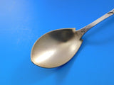 Lap Over Edge Tiffany & Co Sterling Silver Ice Cream Spoon Applied Flowers GW 6"