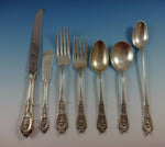 Rose Point by Wallace Sterling Silver Flatware Set For 8 Service 59 Pieces