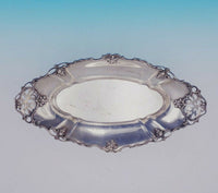 Gorham Sterling Silver Bread Tray with Pierced Design and Roses #A2568 (#3535)