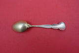 Pattern Unknown by Shiebler Sterling Demitasse Spoon Souvenir GW w/ shell 4 1/4"