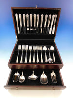 Damask Rose by Oneida Sterling Silver Flatware Set for 12 Service 53 pieces