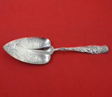Rose aka Bug by Knowles Sterling Silver Pie Server FHAS BC Leaves Flowers 8 3/4"