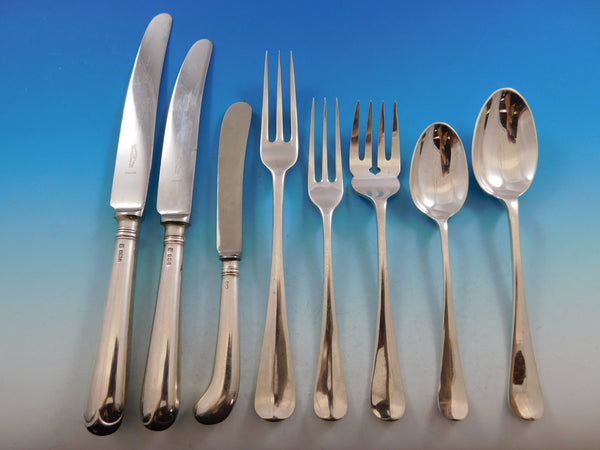 Queen Anne by Cooper Bros England Sterling Silver Flatware Service Set 48 pieces