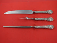 Charles II by Lunt Sterling Silver Roast Carving Set 3pc HH w/Stainless Heirloom